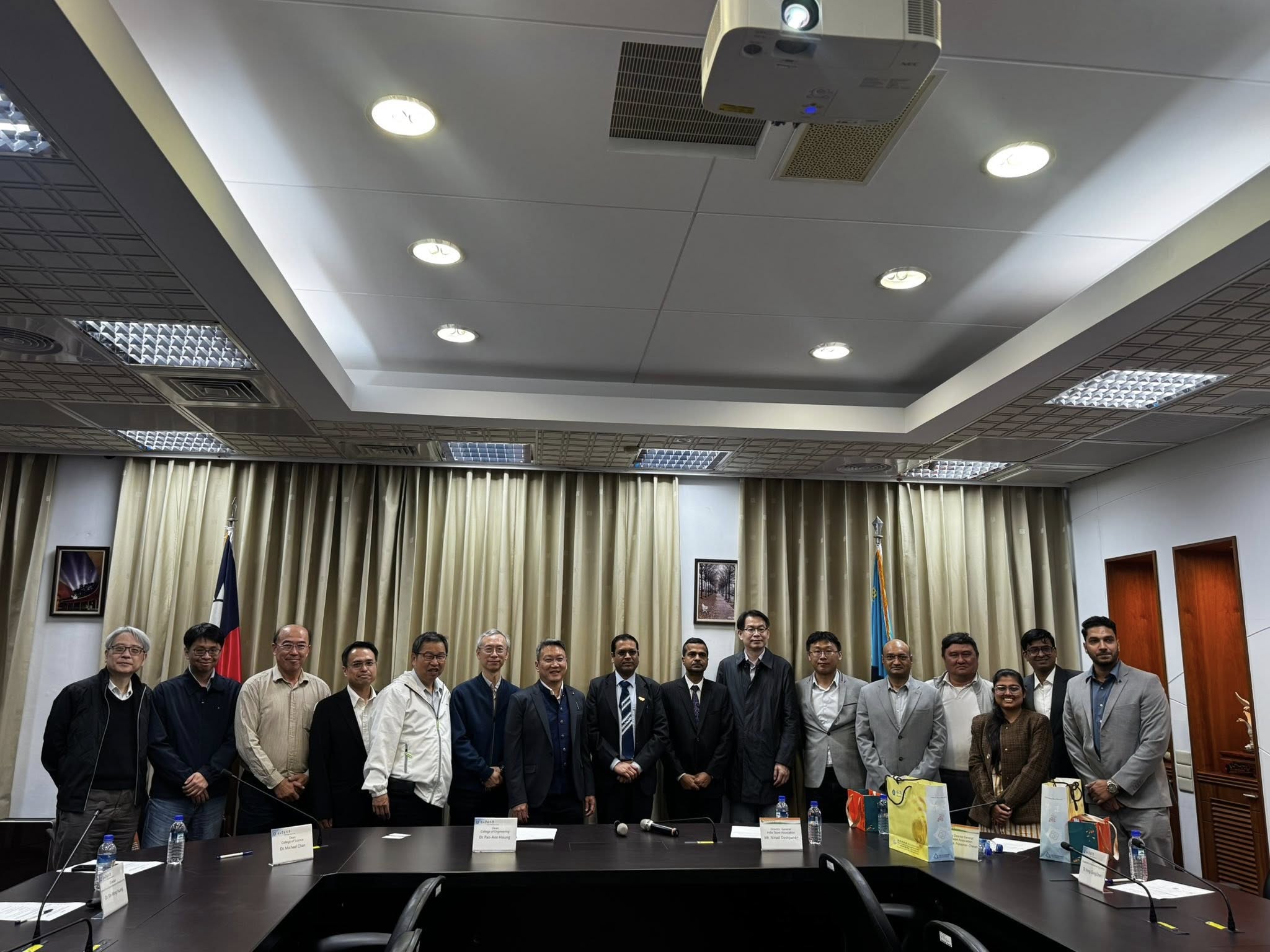 【重要國際對話：駐台印度代表到訪中正大學】